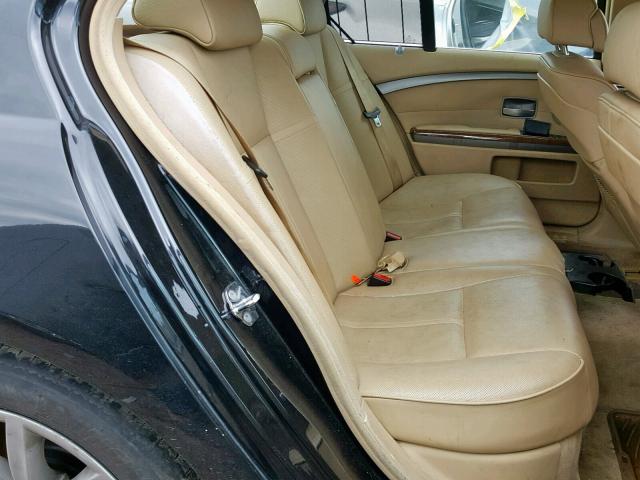 Photo 6 from auction – 2007 BMW 750I with VIN WBAHL83507DT09953
