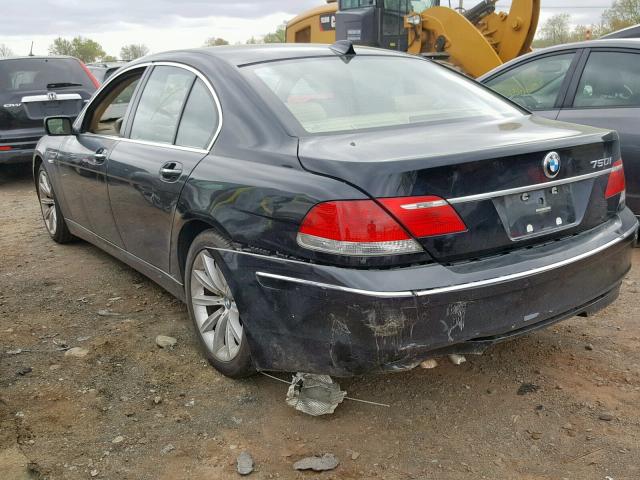 Photo 3 from auction – 2007 BMW 750I with VIN WBAHL83507DT09953