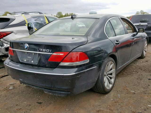 Photo 4 from auction – 2007 BMW 750I with VIN WBAHL83507DT09953