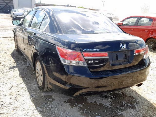 Photo 3 from auction – 2011 HONDA ACCORD LX with VIN 1HGCP2F32BA022196