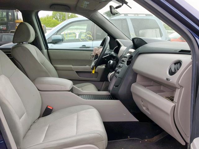 Photo 5 from auction – 2013 HONDA PILOT LX with VIN 5FNYF4H26DB058328