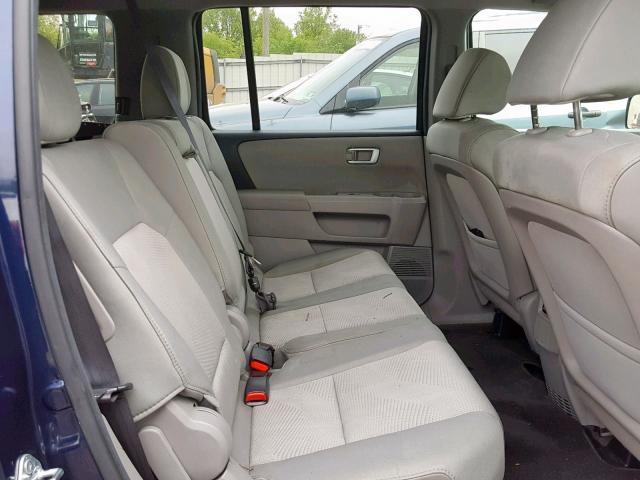 Photo 6 from auction – 2013 HONDA PILOT LX with VIN 5FNYF4H26DB058328