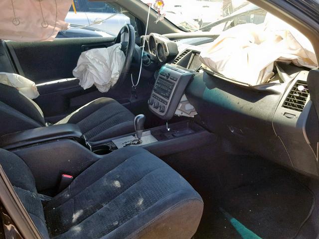 Photo 5 from auction – 2004 NISSAN MURANO SL with VIN JN8AZ08TX4W202120
