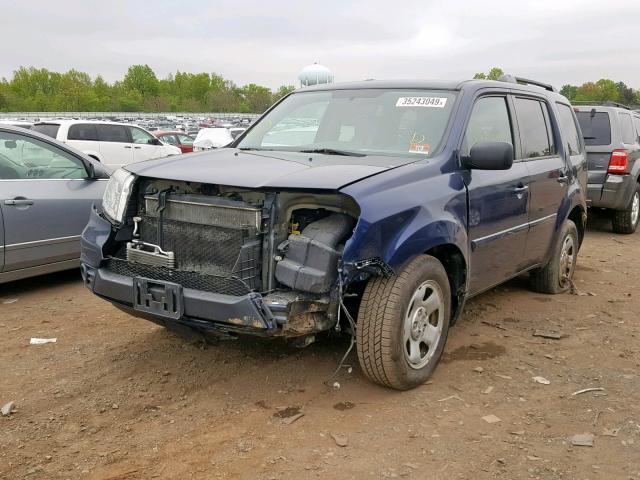 Photo 2 from auction – 2013 HONDA PILOT LX with VIN 5FNYF4H26DB058328