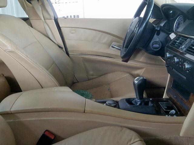 Photo 5 from auction – 2007 BMW 530 I with VIN WBANE735X7CM50235