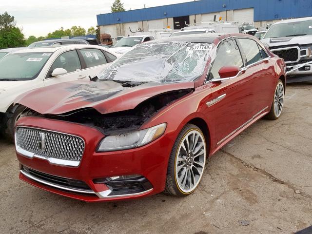 Photo 2 from auction – 2019 LINCOLN CONTINENTA with VIN 1LN6L9TK7K5603757