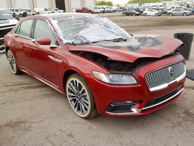 LINCOLN CONTINENTA 2019 with VIN 1LN6L9TK7K5603757 - Photo from auction