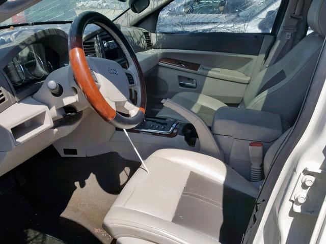 Photo 5 from auction – 2005 JEEP GRAND CHER with VIN 1J8HR58285C637955