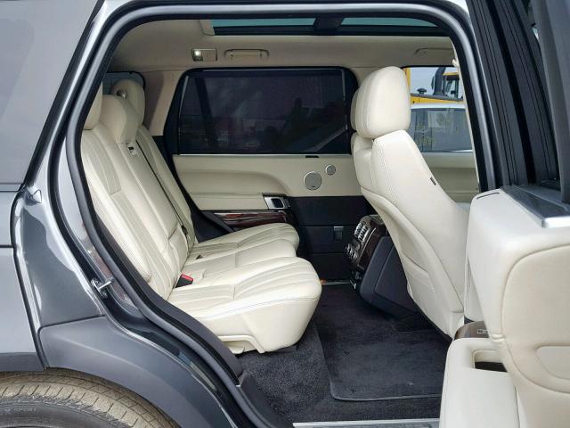 Photo 6 from auction – 2016 LAND ROVER RANGE ROVE with VIN SALGS3EF0GA250150
