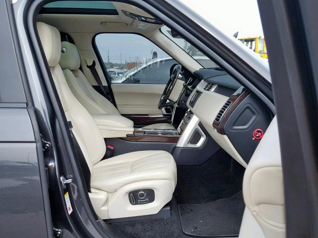 Photo 5 from auction – 2016 LAND ROVER RANGE ROVE with VIN SALGS3EF0GA250150