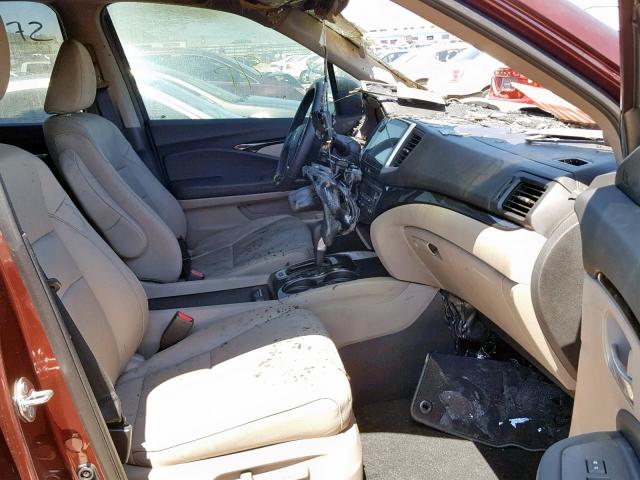 Photo 5 from auction – 2019 HONDA RIDGELINE with VIN 5FPYK3F76KB004780