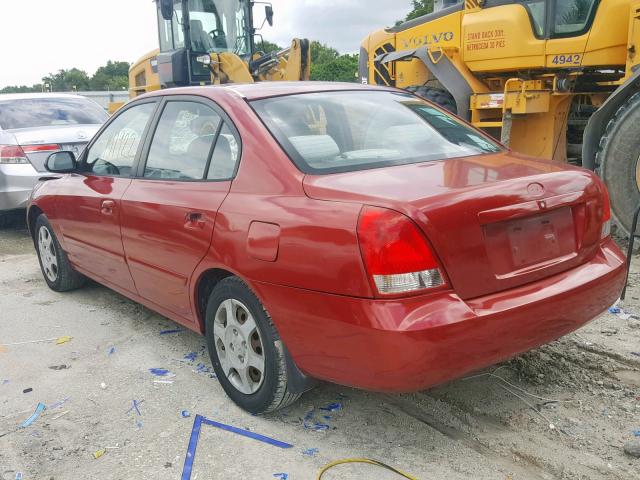 Photo 3 from auction – 2003 HYUNDAI ELANTRA GL with VIN KMHDN45D73U706946