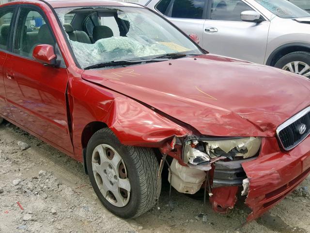 Photo 9 from auction – 2003 HYUNDAI ELANTRA GL with VIN KMHDN45D73U706946