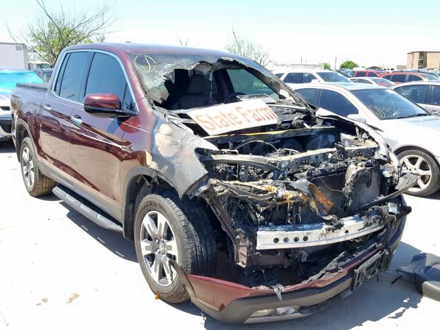 HONDA RIDGELINE 2019 with VIN 5FPYK3F76KB004780 - Photo from auction