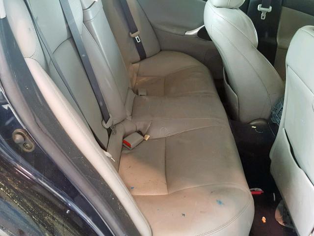 Photo 6 from auction – 2006 LEXUS IS 250 with VIN JTHBK262962001733