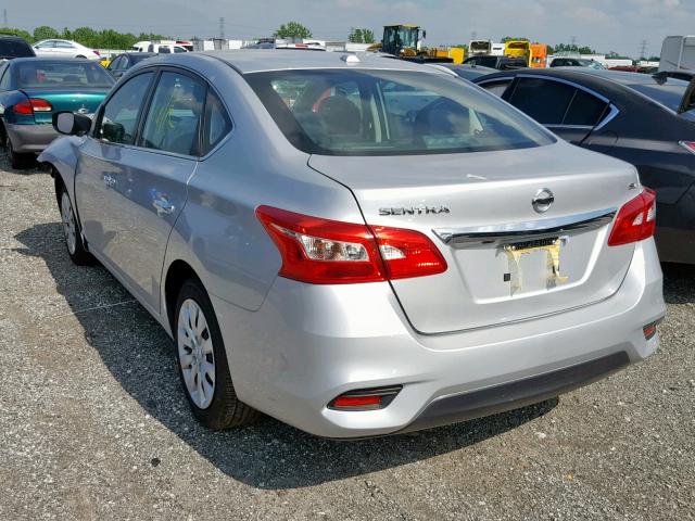 Photo 3 from auction – 2017 NISSAN SENTRA S with VIN 3N1AB7AP8HY315409