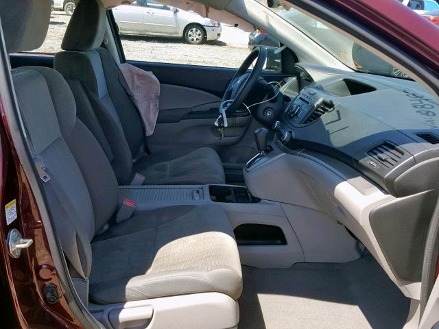 Photo 5 from auction – 2014 HONDA CR-V LX with VIN 5J6RM4H36EL084830