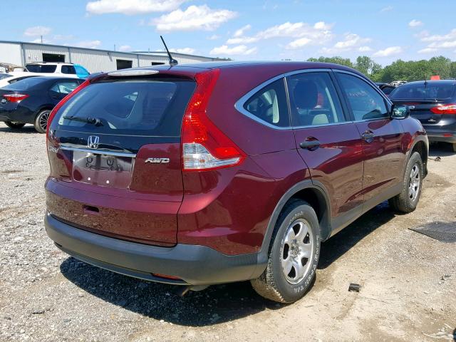 Photo 4 from auction – 2014 HONDA CR-V LX with VIN 5J6RM4H36EL084830