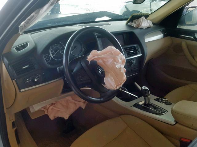 Photo 9 from auction – 2011 BMW X3 XDRIVE2 with VIN 5UXWX5C57BL706229