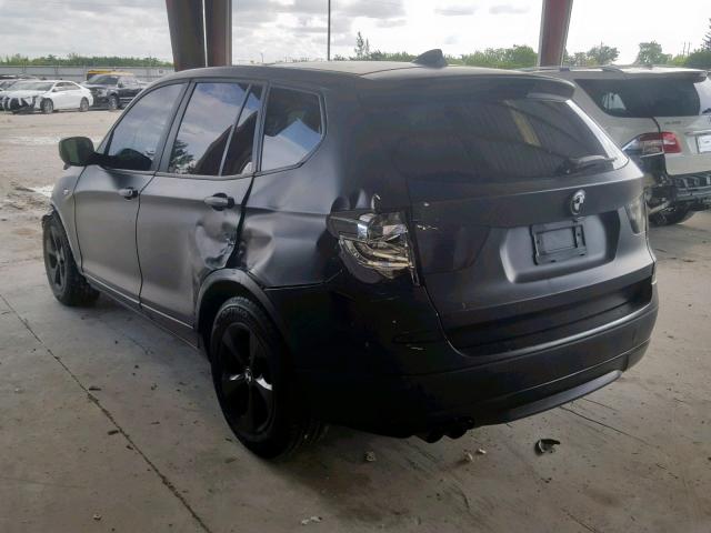Photo 3 from auction – 2011 BMW X3 XDRIVE2 with VIN 5UXWX5C57BL706229