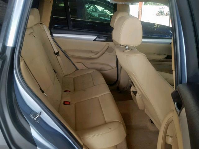 Photo 6 from auction – 2011 BMW X3 XDRIVE2 with VIN 5UXWX5C57BL706229
