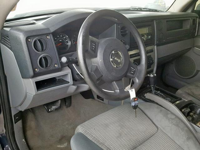 Photo 9 from auction – 2006 JEEP COMMANDER with VIN 1J8HG48K76C175518