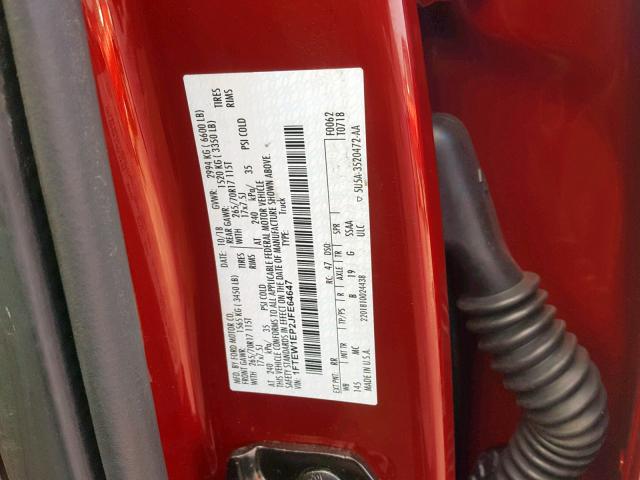 Photo 10 from auction – 2018 FORD F150 4WD with VIN 1FTEW1EP2JFE64647