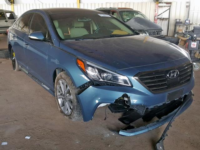 HYUNDAI SONATA SPO 2016 with VIN 5NPE34AFXGH356671 - Photo from auction