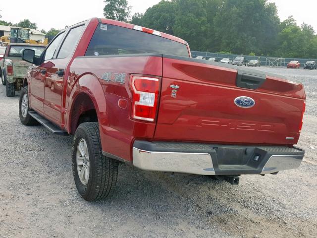 Photo 3 from auction – 2018 FORD F150 4WD with VIN 1FTEW1EP2JFE64647