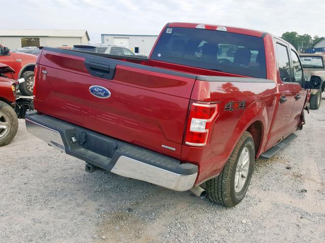Photo 4 from auction – 2018 FORD F150 4WD with VIN 1FTEW1EP2JFE64647