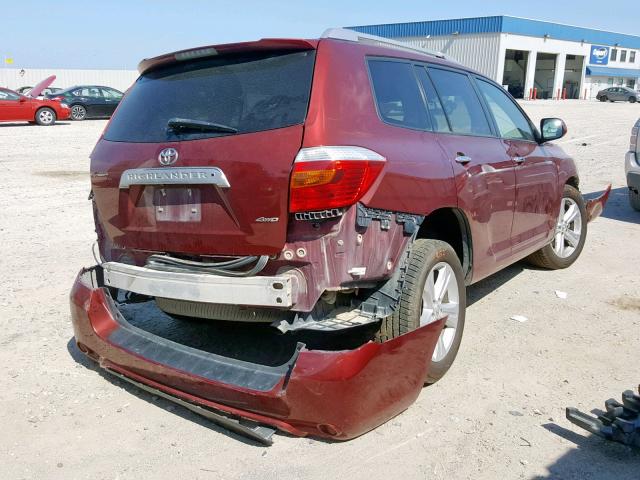 Photo 4 from auction – 2010 TOYOTA HIGHLANDER with VIN 5TDDK3EH8AS020961