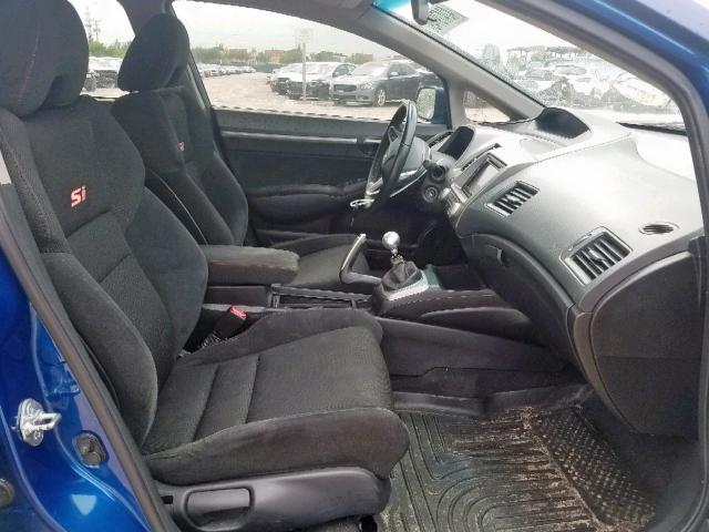 Photo 5 from auction – 2009 HONDA CIVIC SI with VIN 2HGFA55569H703086