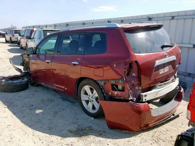 Photo 3 from auction – 2010 TOYOTA HIGHLANDER with VIN 5TDDK3EH8AS020961