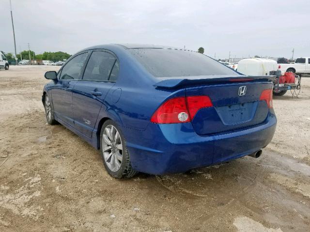 Photo 3 from auction – 2009 HONDA CIVIC SI with VIN 2HGFA55569H703086