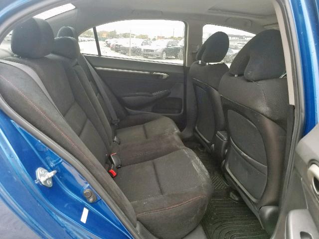 Photo 6 from auction – 2009 HONDA CIVIC SI with VIN 2HGFA55569H703086