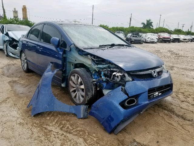 Photo 1 from auction – 2009 HONDA CIVIC SI with VIN 2HGFA55569H703086