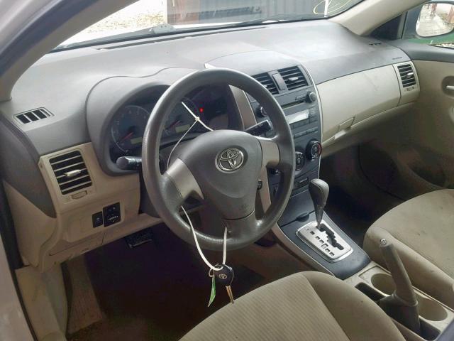 Photo 9 from auction – 2010 TOYOTA COROLLA BA with VIN 1NXBU4EE6AZ333186