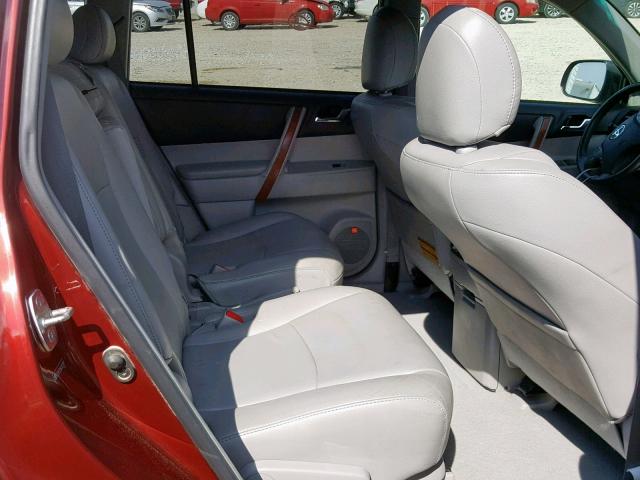 Photo 6 from auction – 2010 TOYOTA HIGHLANDER with VIN 5TDDK3EH8AS020961