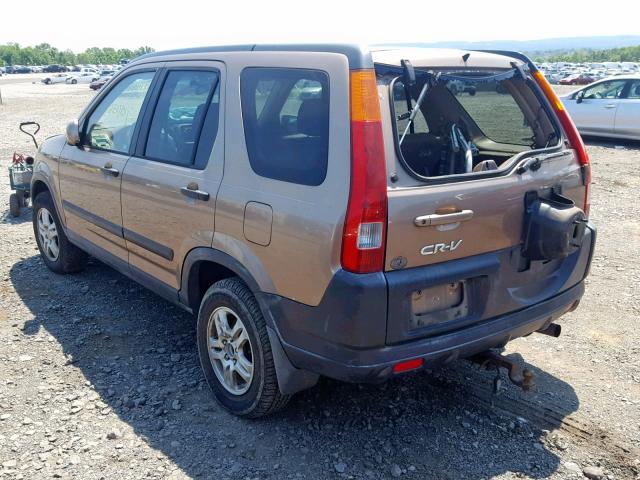 Photo 3 from auction – 2002 HONDA CR-V EX with VIN JHLRD78852C005567