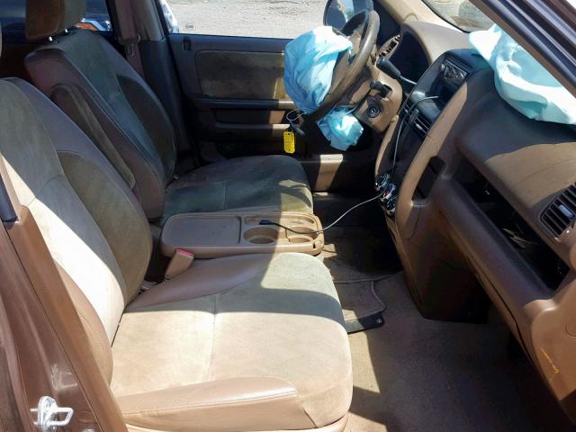 Photo 5 from auction – 2002 HONDA CR-V EX with VIN JHLRD78852C005567
