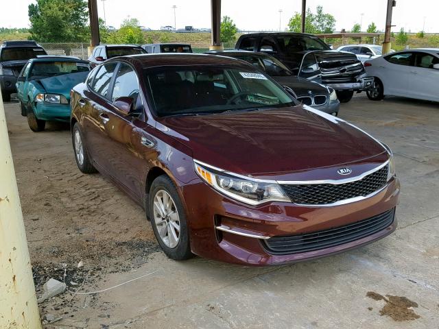 KIA OPTIMA LX 2016 with VIN 5XXGT4L36GG108912 - Photo from auction