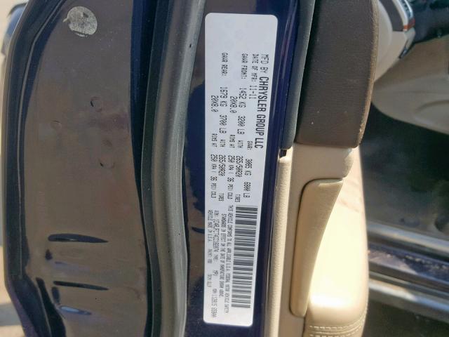Photo 10 from auction – 2012 JEEP GRAND CHER with VIN 1C4RJFCT4CC182074