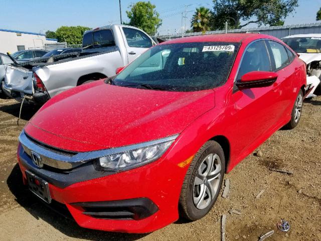 Photo 2 from auction – 2016 HONDA CIVIC LX with VIN 2HGFC2F56GH550178