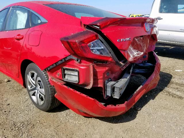 Photo 9 from auction – 2016 HONDA CIVIC LX with VIN 2HGFC2F56GH550178