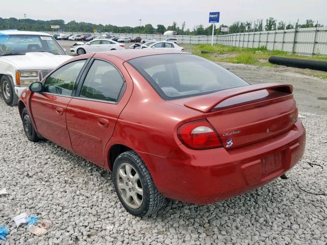 Photo 3 from auction – 2005 DODGE NEON SXT with VIN 1B3ES56C95D203386