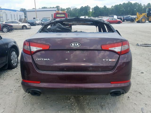 Photo 9 from auction – 2012 KIA OPTIMA EX with VIN 5XXGN4A6XCG014811