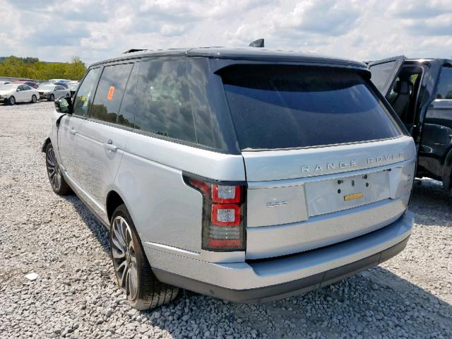 Photo 3 from auction – 2017 LAND ROVER RANGE ROVE with VIN SALGV5FE3HA349460
