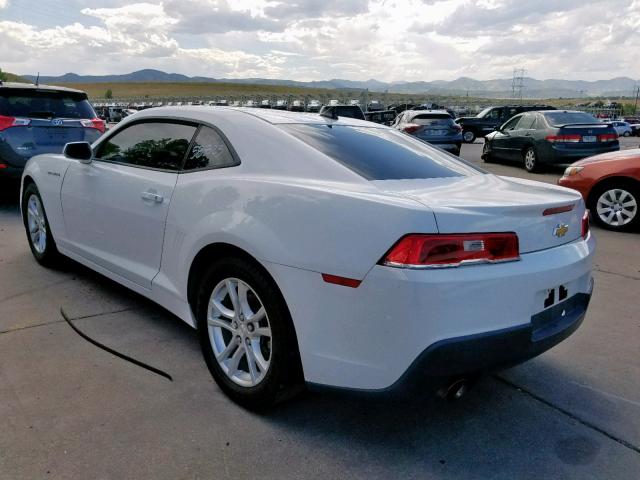 Photo 3 from auction – 2014 CHEVROLET CAMARO LS with VIN 2G1FA1E38E9184447