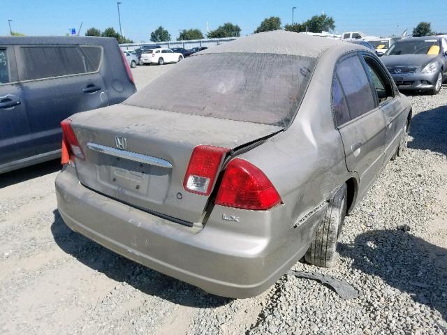 Photo 4 from auction – 2003 HONDA CIVIC LX with VIN 2HGES165X3H567939