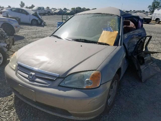 Photo 2 from auction – 2003 HONDA CIVIC LX with VIN 2HGES165X3H567939